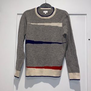 GRANT RUGGER Wool Print Sweater Sweatshirt